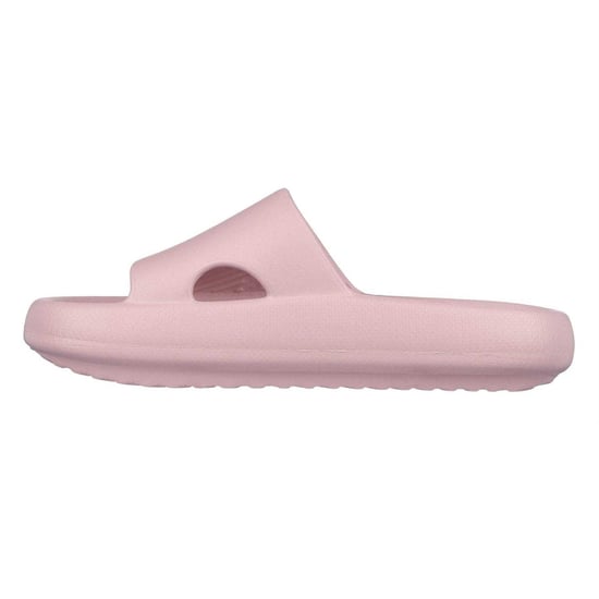 Skechers Dames Enkele Band Boog Fit Platte Slippers (Roze) - Image 2