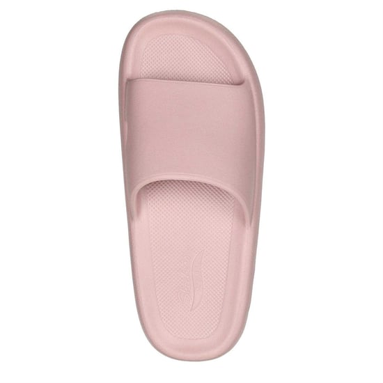 Skechers Dames Enkele Band Boog Fit Platte Slippers (Roze) - Image 4