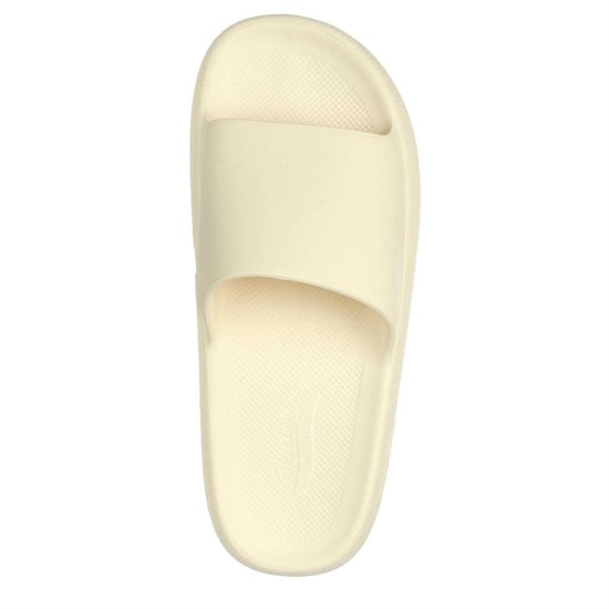Skechers Dames Enkele Band Arch Fit Platte Slippers (Crème) - Image 4