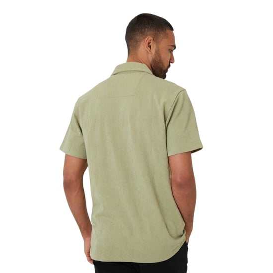 Threadbare Darvel-herenoverhemd met korte mouwen (Salie) - Image 3