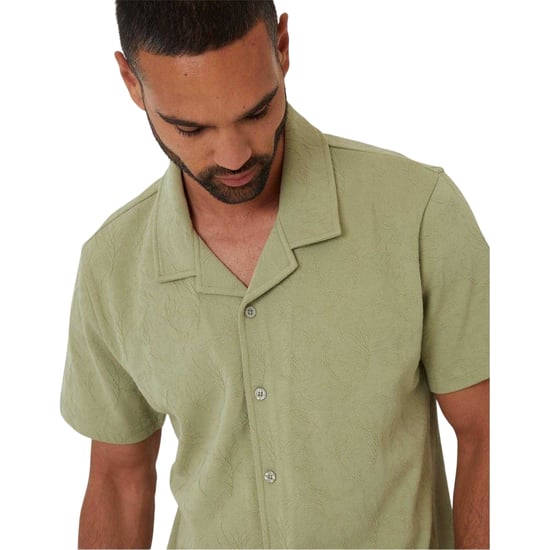 Threadbare Darvel-herenoverhemd met korte mouwen (Salie) - Image 4