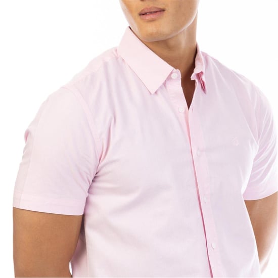 Peter Werth Overhemd met korte mouwen voor heren (Roze) - Image 3