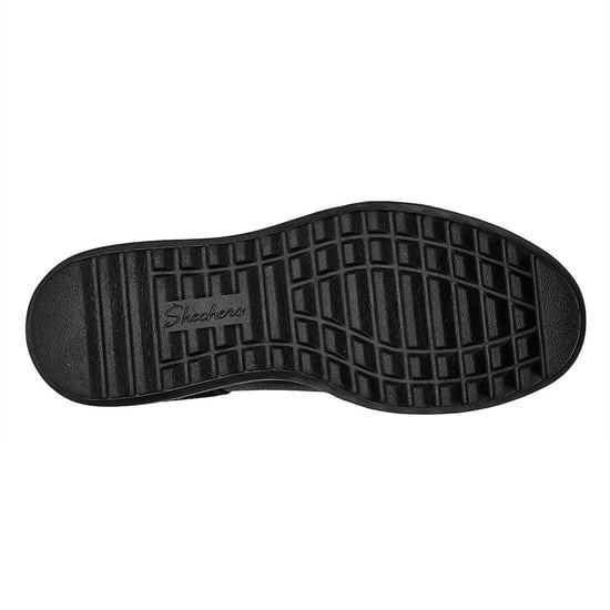 Skechers Suède enkellaarsjes voor dames met steun voor de voetboog (Zwart) - Image 4