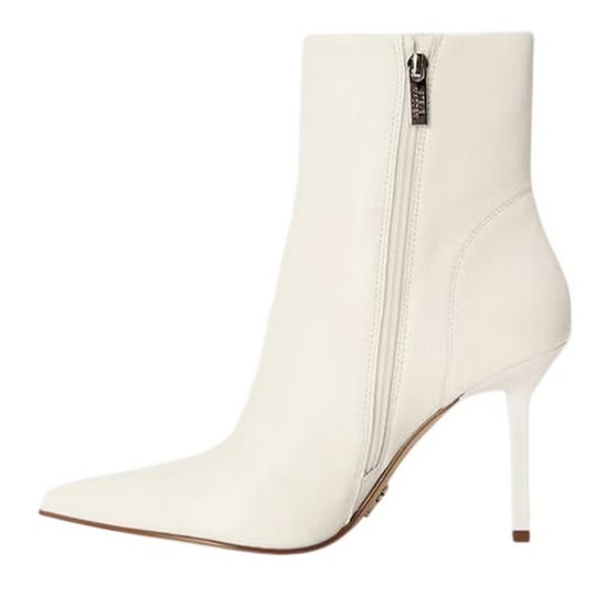 Steve Madden Dames Lyanna Leren Enkellaarsjes (Coconut Milk) - Image 3