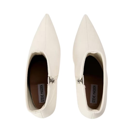Steve Madden Dames Lyanna Leren Enkellaarsjes (Coconut Milk) - Image 4