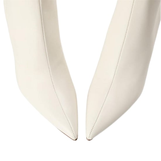 Steve Madden Dames Lyanna Leren Enkellaarsjes (Coconut Milk) - Image 5