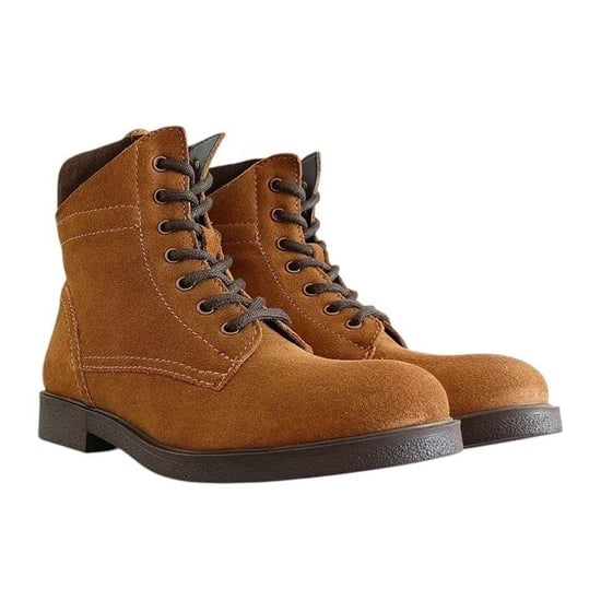 Firetrap Dames Mystic Leren Enkellaarsjes (Tan) - Image 1