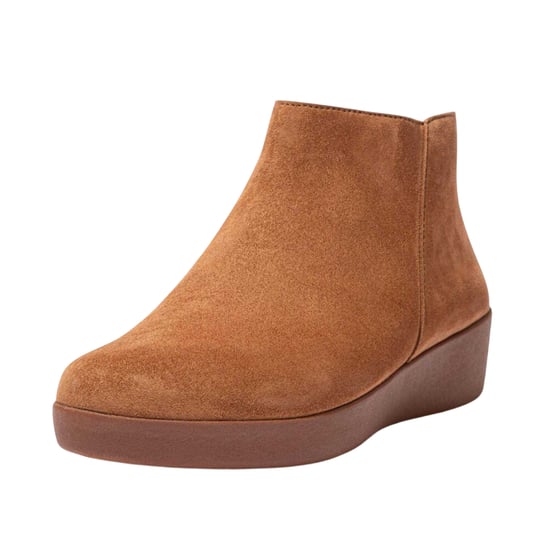 FitFlop Dames/Dames Sumi Suède Enkellaarsjes (Tan) - Image 3