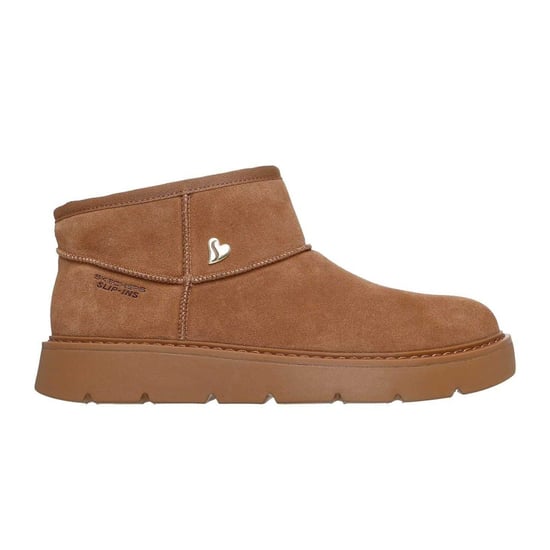 Skechers Comfortabele suède enkellaarsjes voor dames (Kastanje) - Image 1