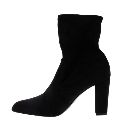 Dune London Oty suède enkellaarsjes voor dames (Zwart) - Image 3