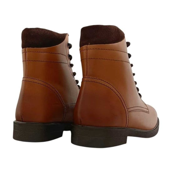 Firetrap Dames Mystic Leren Enkellaarsjes (Donkerbruin) - Image 2