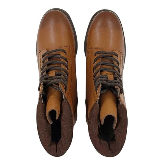 Firetrap Dames Mystic Leren Enkellaarsjes (Donkerbruin) - Image 4