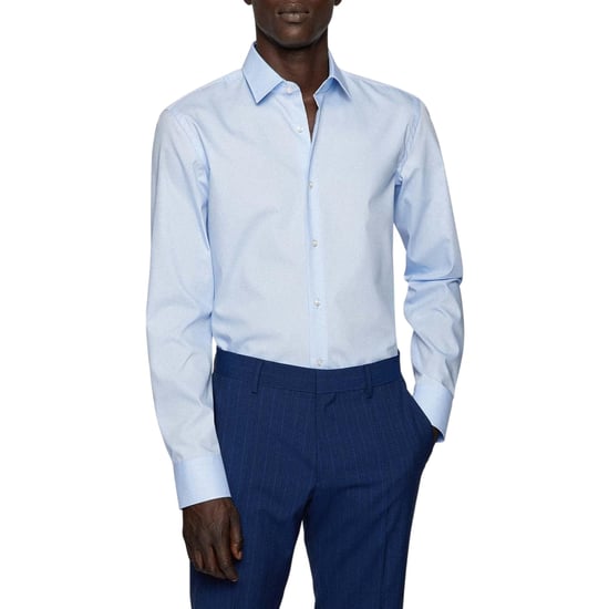 Boss Heren Eliott Regular Shirt (Blauw) - Image 3