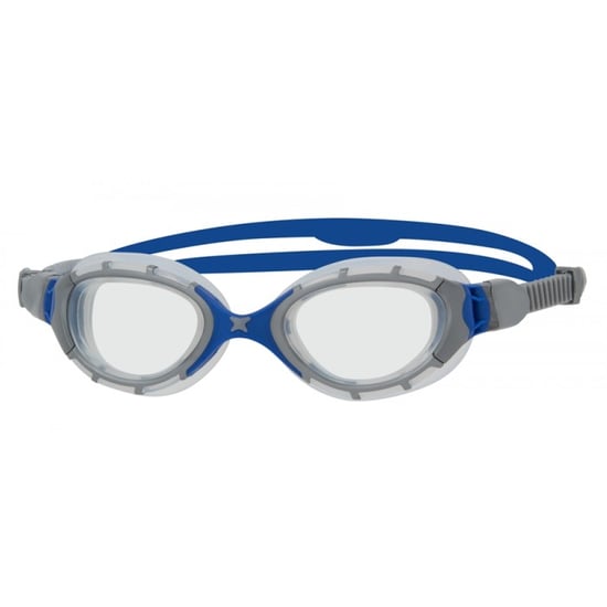 Zoggs Unisex volwassen Predator Flex zwembril (Grijs/Blauw) - Image 1