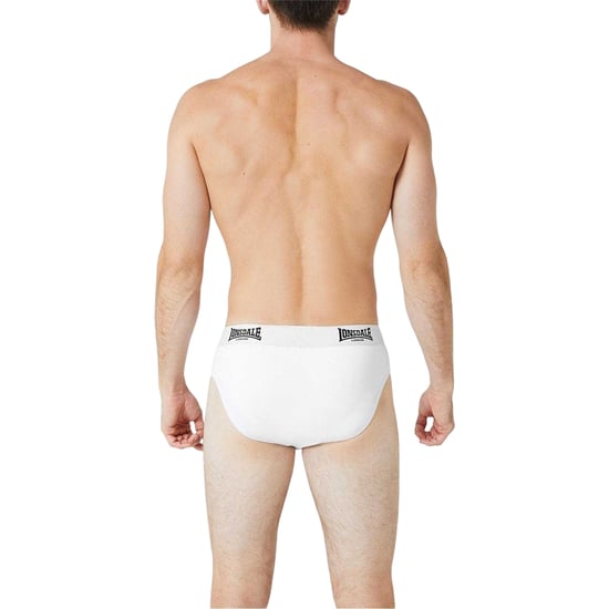 Lonsdale Heren Contrast Tailleband Slip (Set van 2) (Wit) - Image 2