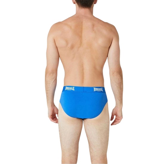 Lonsdale Heren Contrast Tailleband Slip (Set van 2) (Blauw) - Image 2