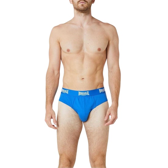 Lonsdale Heren Contrast Tailleband Slip (Set van 2) (Blauw) - Image 3
