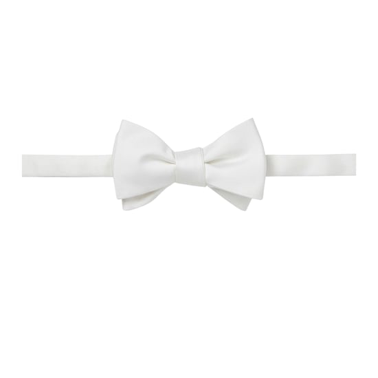 Off White Effen Satijnen Strikdas (Wit) - Image 4
