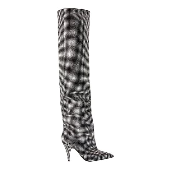 Steve Madden Dames Mazer R Leren Thigh-High Boots (Zwart) - Image 1