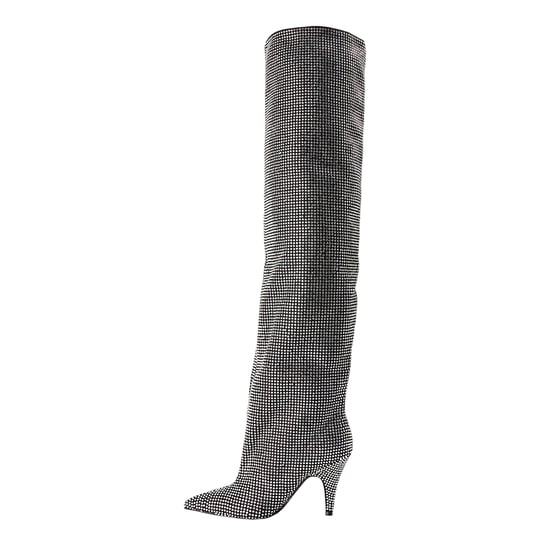 Steve Madden Dames Mazer R Leren Thigh-High Boots (Zwart) - Image 2