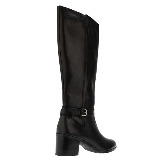 Dune London Dames/Dames Trusti Casual Leren Kniehoge Laarzen (Zwart) - Image 2