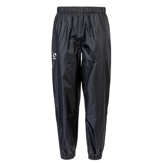 Sondico Polyester regenbroek met logo voor heren (Zwart) - Image 1