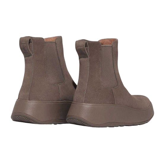 Fit Flop Dames/Dames F-Mode Suede Flatform Chelsea Laarzen (Grijs) - Image 2