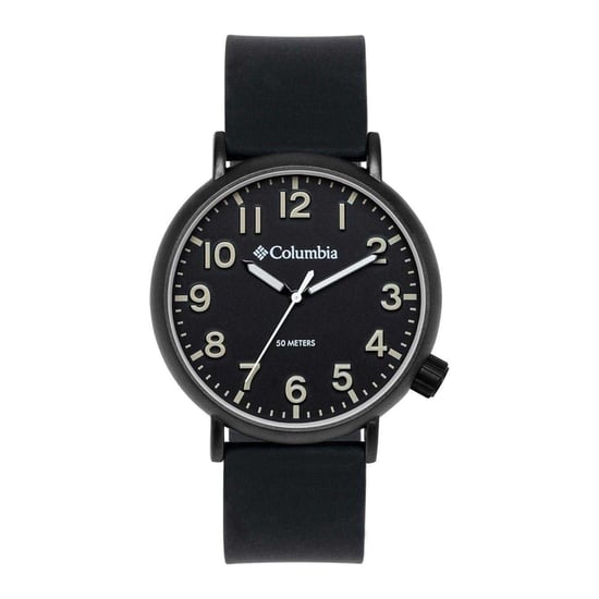 Columbia Analoog herenhorloge van Siliconen (Zwart) - Image 1