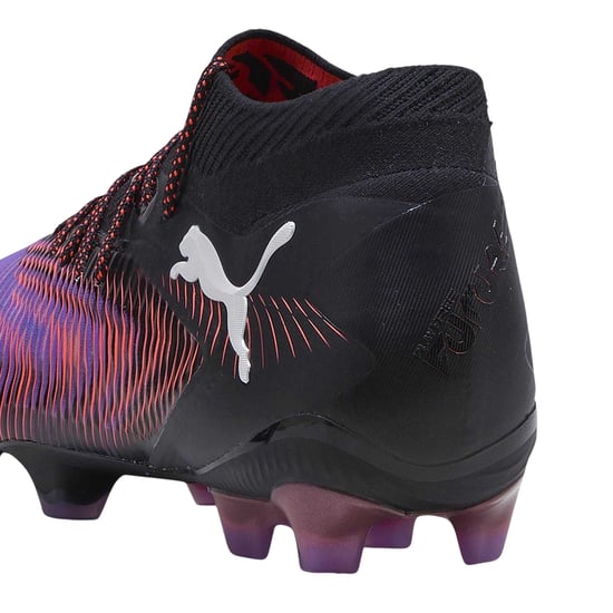 Puma Dames/Dames Future 8 Ultimate Firm Ground Voetbalschoenen (Zwart/Paars) - Image 2