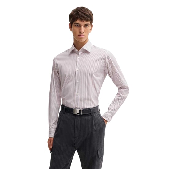 Boss Heren Galliz Leren Riem (Zwart) - Image 1