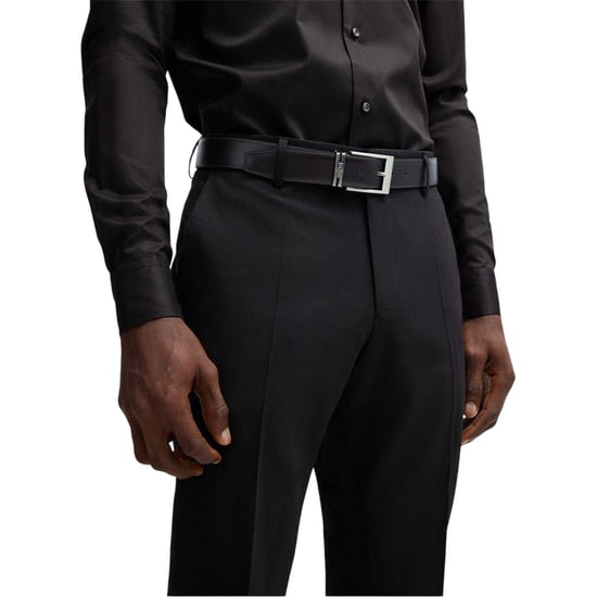Boss Heren Galliz Leren Riem (Zwart) - Image 3