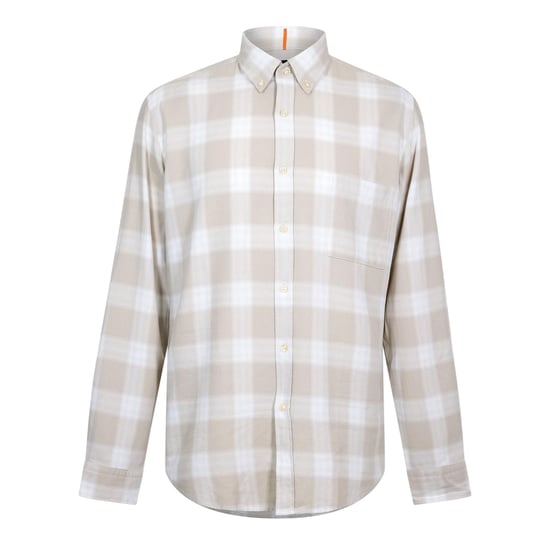 Boss Rickert-overhemd voor heren (Licht Beige) - Image 1