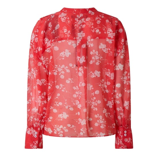 French Connection Dames/Dames Alesndra Bloemen V Hals Blouse Met Lange Mouwen (Cayenne) - Image 2