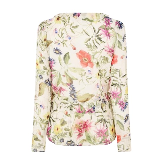 French Connection Dames/Dames Monica Blouse met Lange Mouwen (Wit/multikleurig) - Image 3