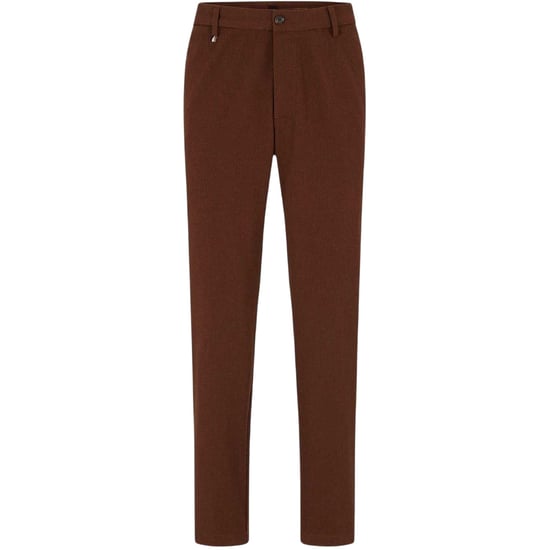 Boss Heren Kane Logo Slim Broek (Medium Bruin) - Image 1