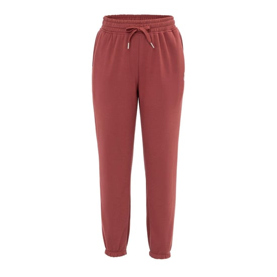 SoulCal Effen fleece joggingbroeken voor dames (Donkerrood) - Image 1