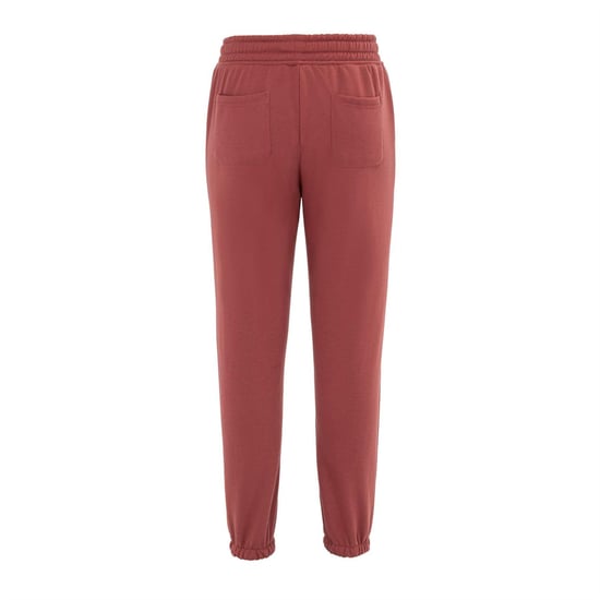 SoulCal Effen fleece joggingbroeken voor dames (Donkerrood) - Image 2