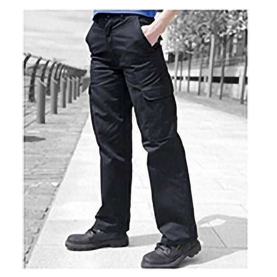 Warrior Dames/dames Cargo Workwear Broek (Zwart) - Image 1