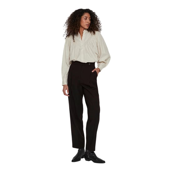 Vila Vrouwen/Dames Vclry rechte broek (Zwart) - Image 4