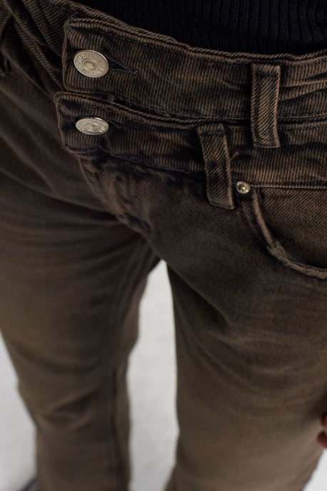 Hoge Taille Rechte Spijkerbroek van Katoen - Image 3