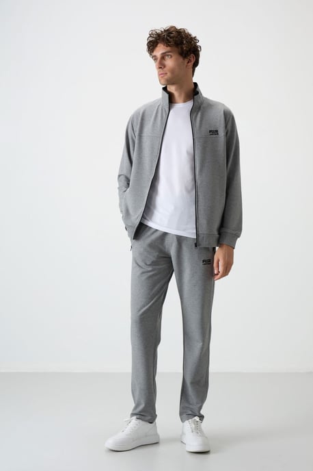 Heren Gebreide Fleece Sweater en Broek Set - Image 2