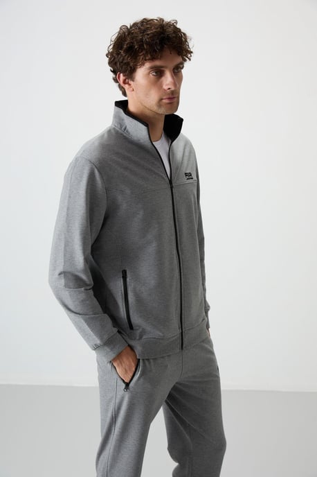 Heren Gebreide Fleece Sweater en Broek Set - Image 6