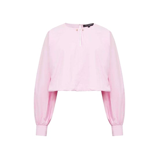 French Connection Dames/Dames Cambria Keyhole Ballonmouw Blouse (Bubblegum Roze) - Image 2