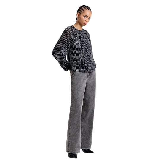 French Connection Stacey-blouse voor dames (Zwart) - Image 5
