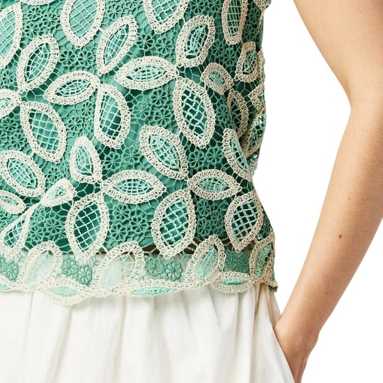 Vero Moda Damesblouse met kanten rand, ronde hals en zonder mouwen (Berk) - Image 4