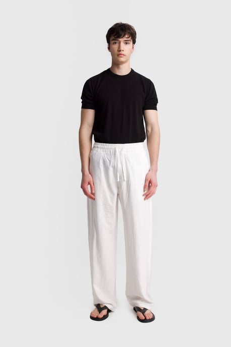 Heren Wijde Pijpen Broek met Elastische Taille - Image 4