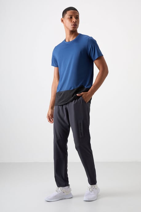 Heren Effen Sweatpants met Elastische Tailleband - Image 2