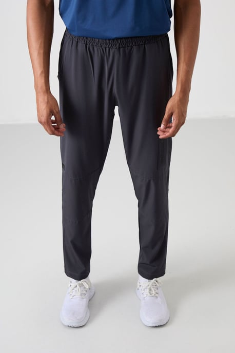 Heren Effen Sweatpants met Elastische Tailleband - Image 4