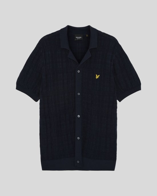 Revere Kraag Gebreid Resort Shirt - Image 5