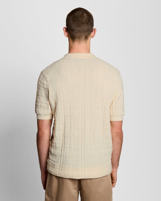 Revere-kraag Gebreid Resort Shirt - Image 4